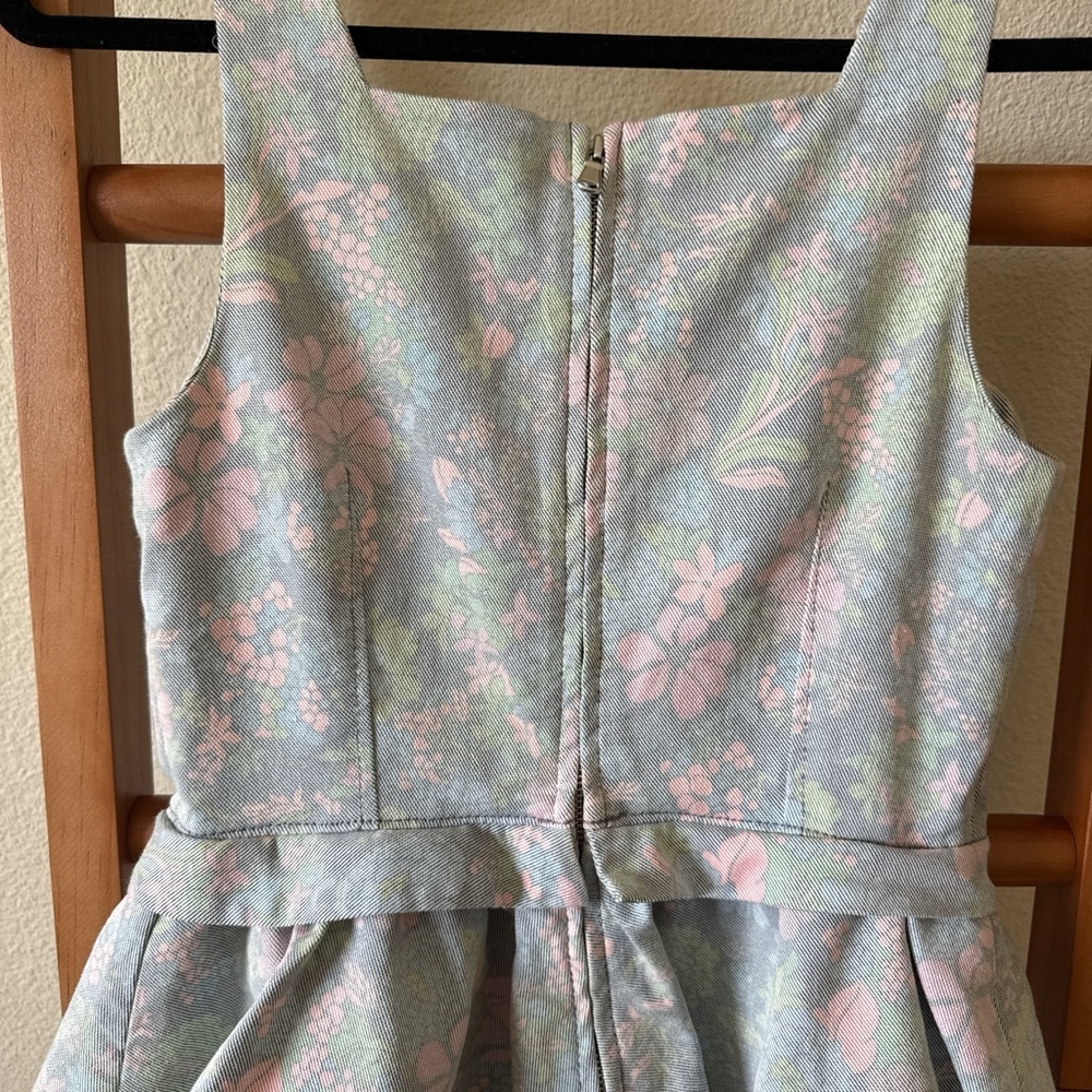 Marc Jacobs Pastel Floral cottagecore Peplum Dress for - Mint and Pink size 6 - Picture 6 of 6